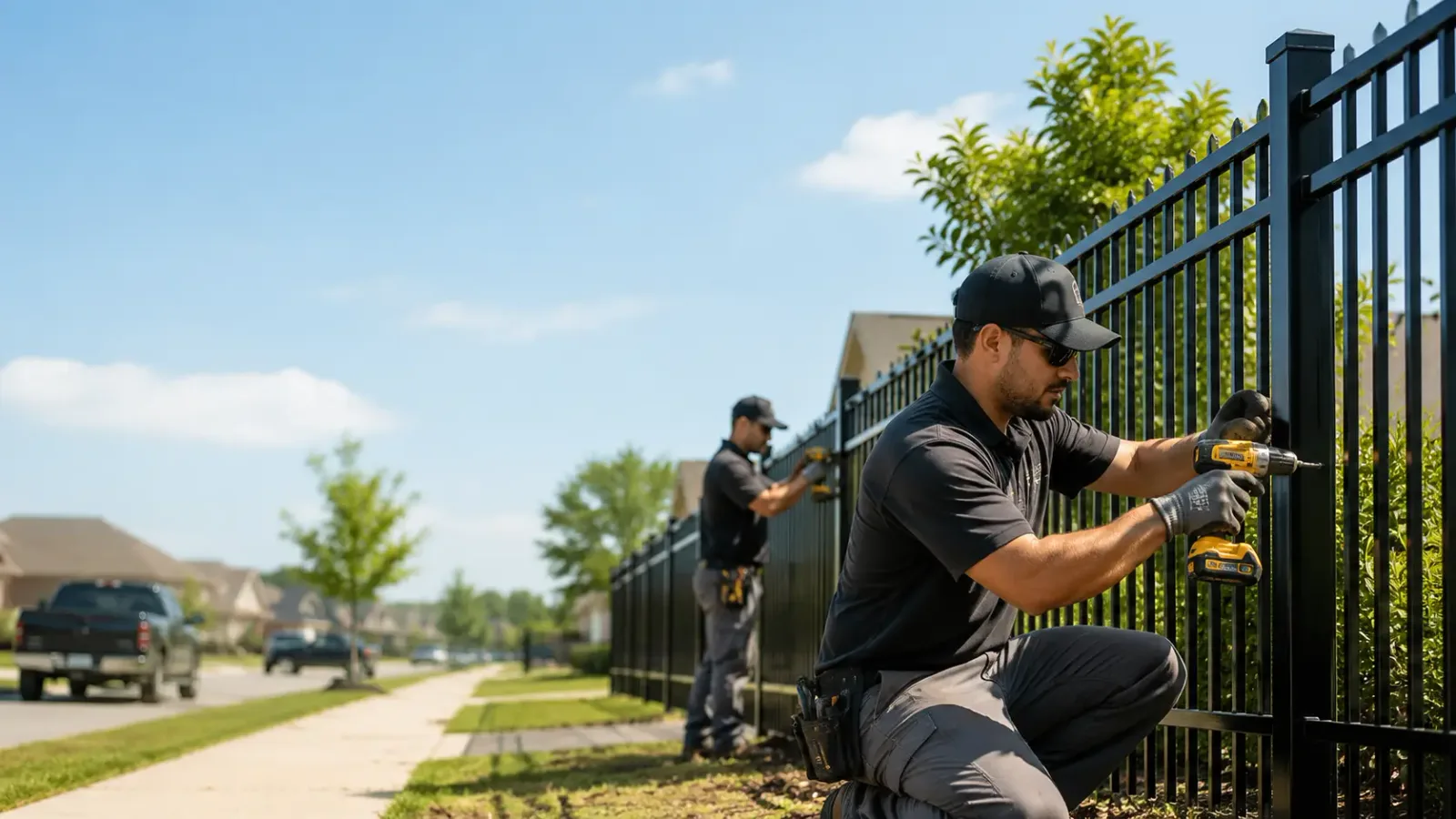 Metal Fence Installation in Grand Junction, MI
